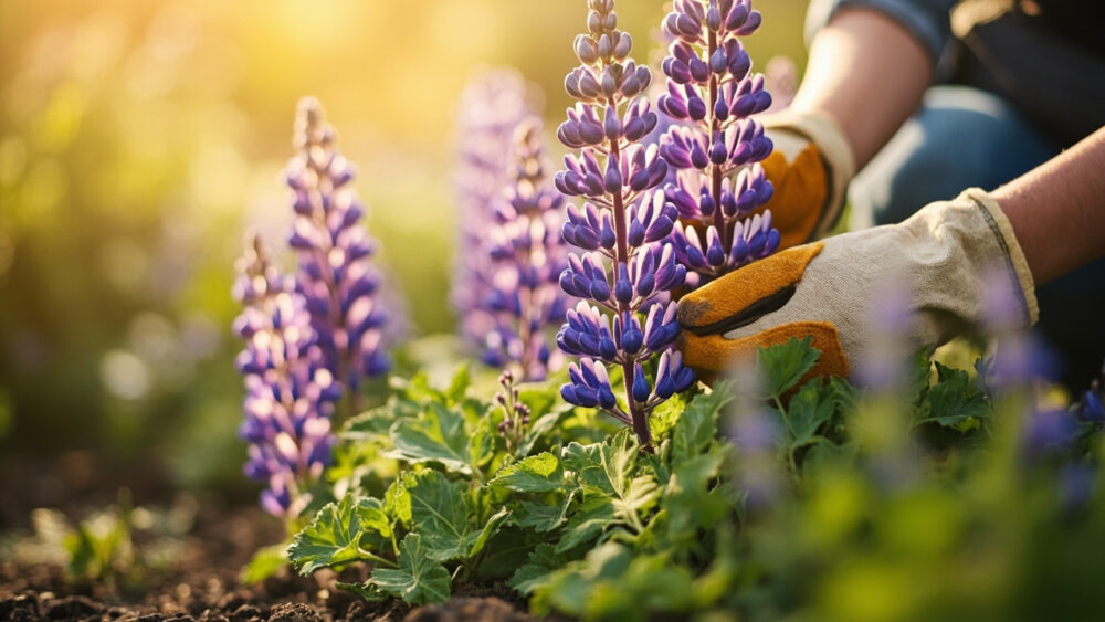 how to care for lupines