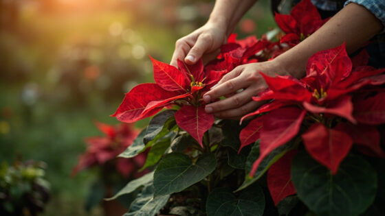 how to care for poinsettias