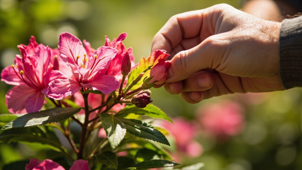 how to deadhead azaleas