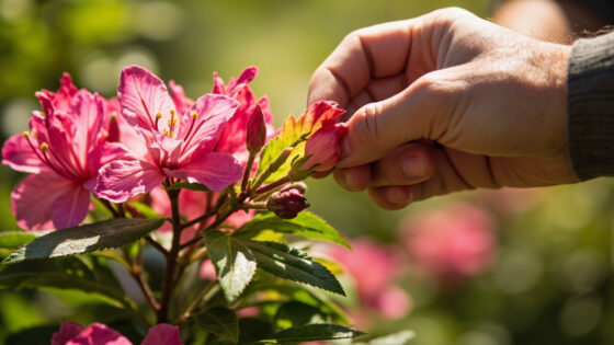 how to deadhead azaleas