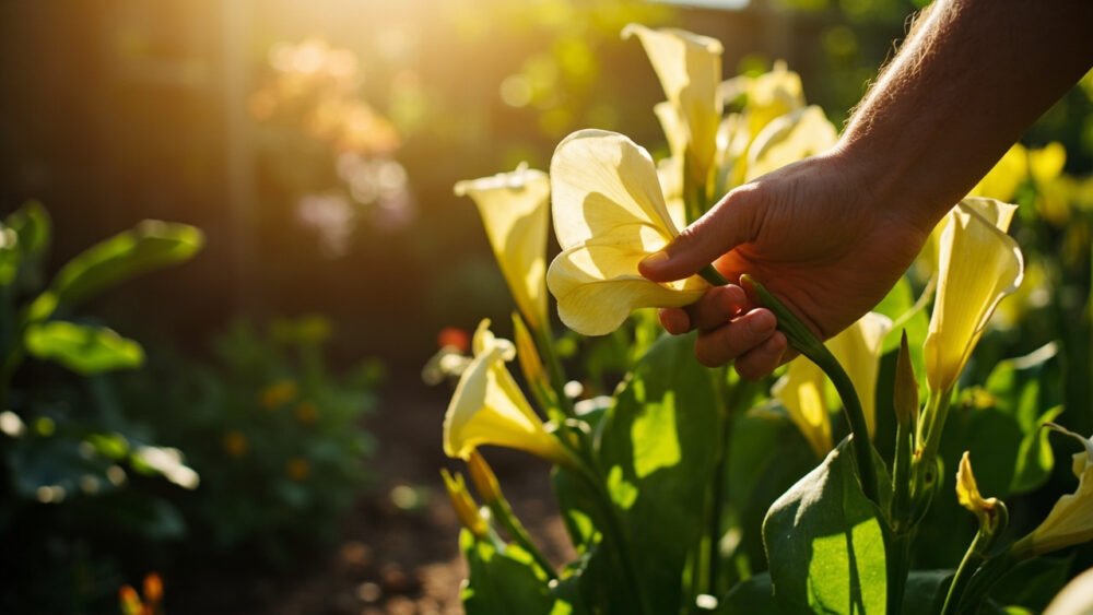 how to deadhead calla lilies