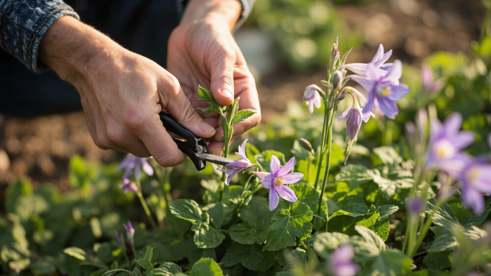 how to deadhead columbines