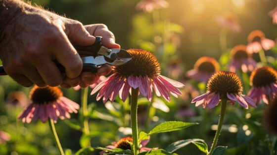 how to deadhead coneflowers