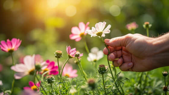 how to deadhead cosmos