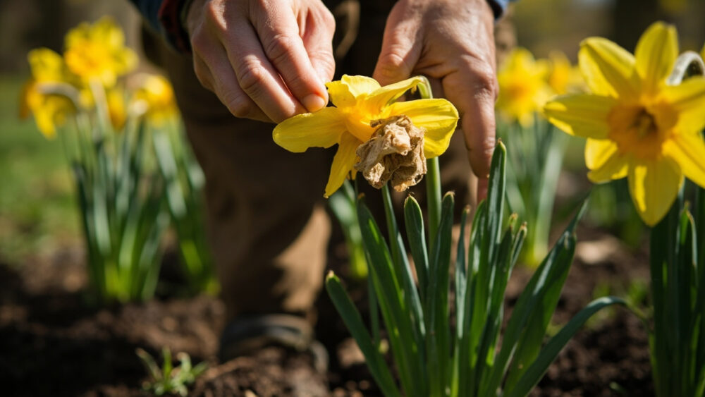 how to deadhead daffodils