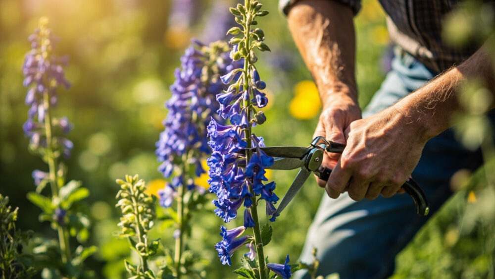 how to deadhead delphiniums