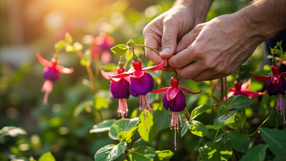 how to deadhead fuchsias