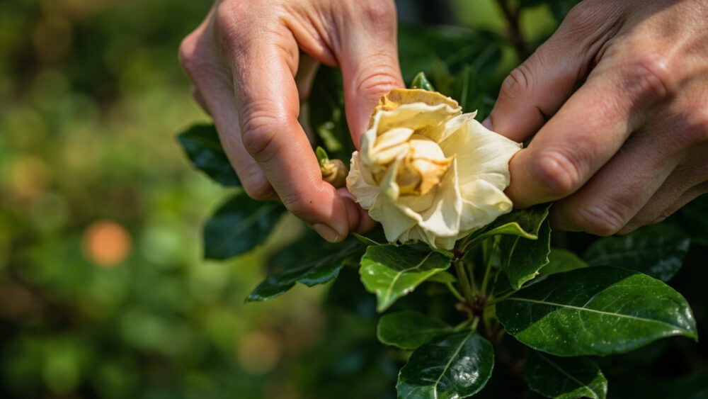 how to deadhead gardenias