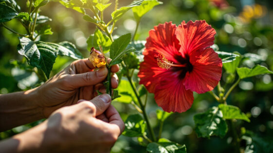 how to deadhead hibiscus