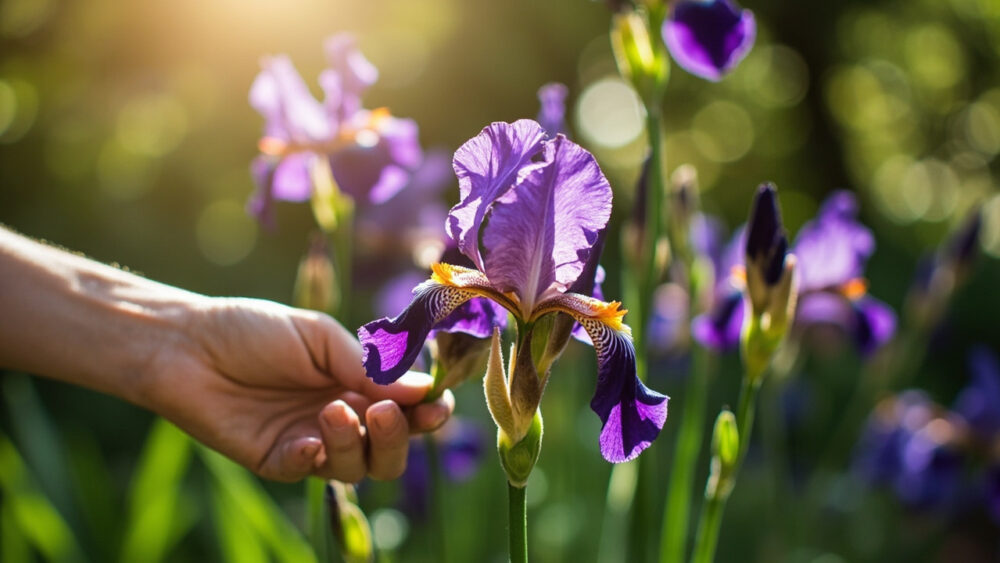 how to deadhead irises