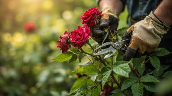 how to deadhead knockout roses
