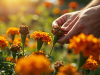 how to deadhead marigolds