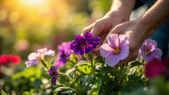 how to deadhead petunias