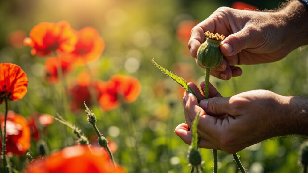 how to deadhead poppies