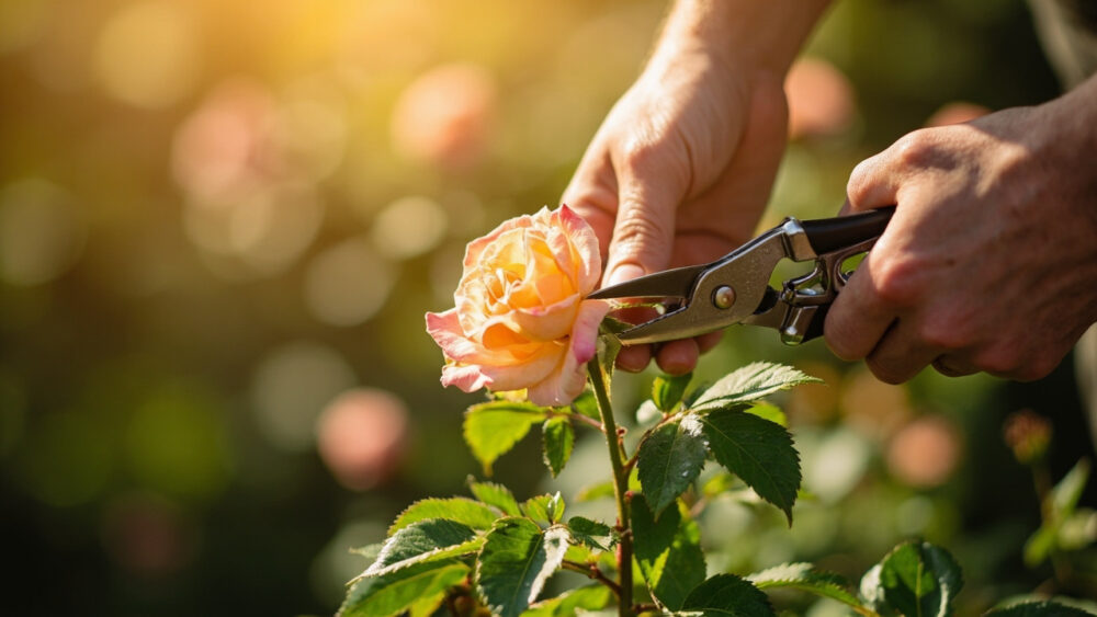 how to deadhead roses