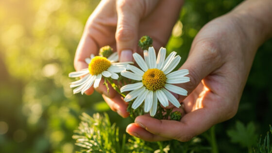 how to dry chamomile