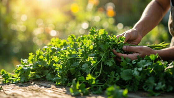 how to dry cilantro