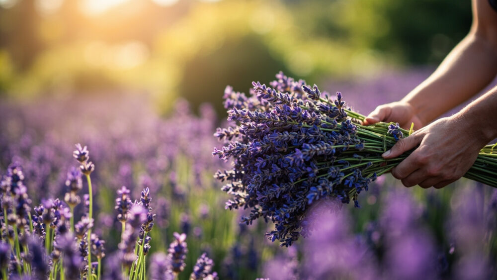 how to dry lavender