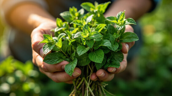 how to dry lemon balm