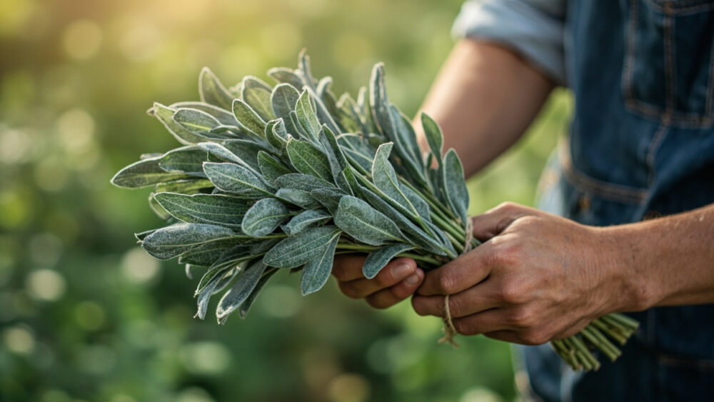 how to dry sage