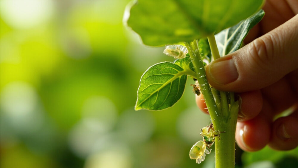 how to get rid of aphids on houseplants