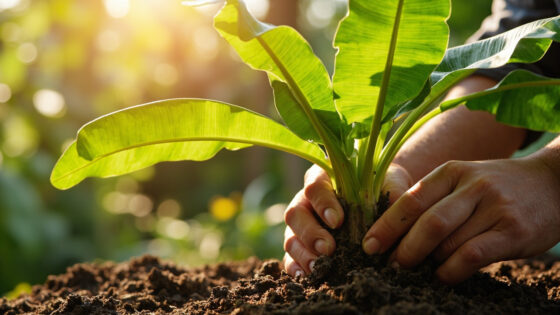 how to grow banana trees
