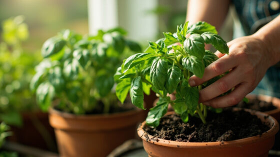 how to grow basil indoors