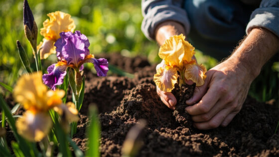 how to grow bearded irises