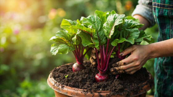 how to grow beets in containers