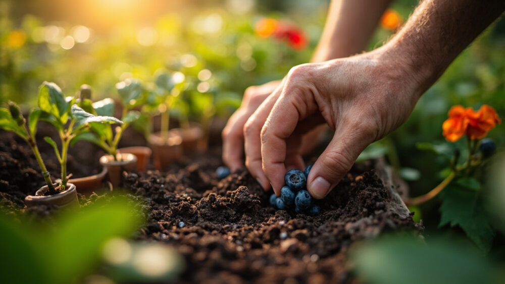 how to grow blueberries from seed
