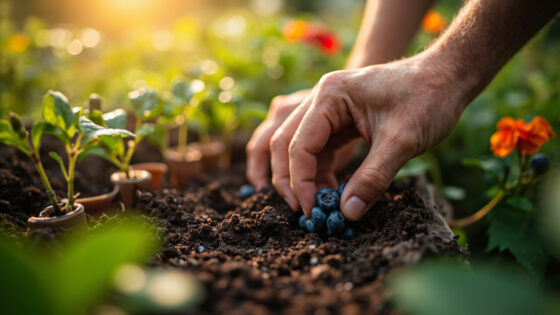 how to grow blueberries from seed