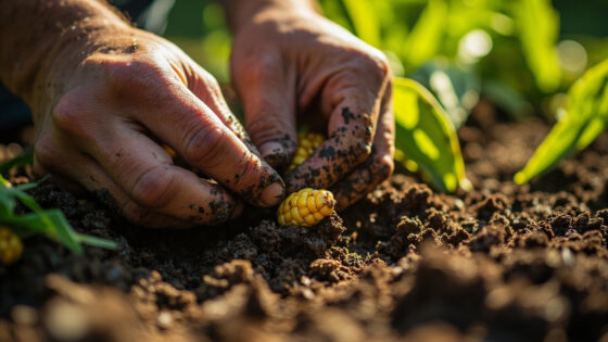 how to grow corn from seed