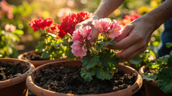 how to grow geraniums