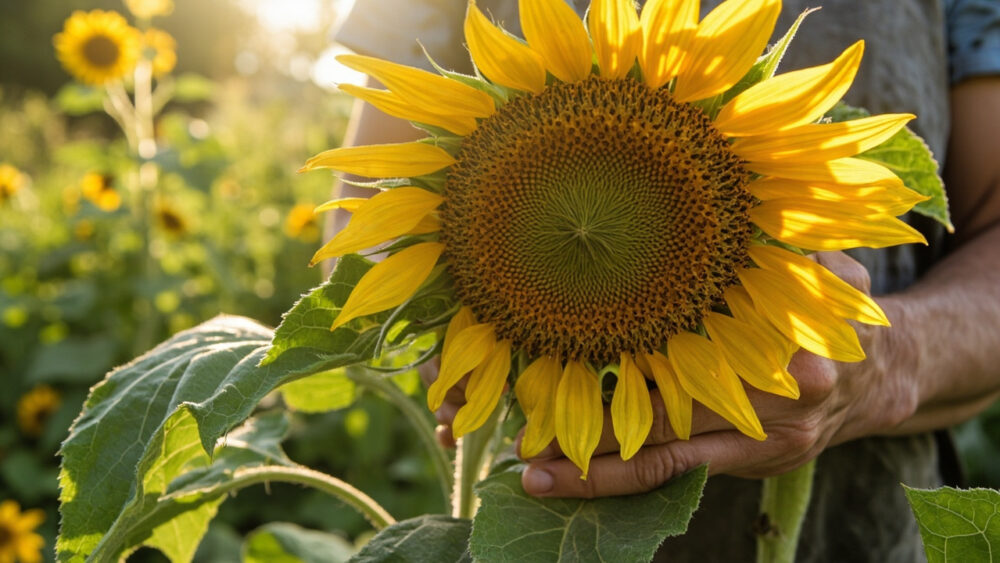 how to grow giant sunflowers