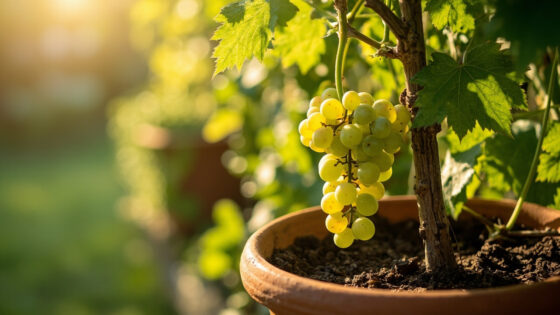 how to grow grapes in pots