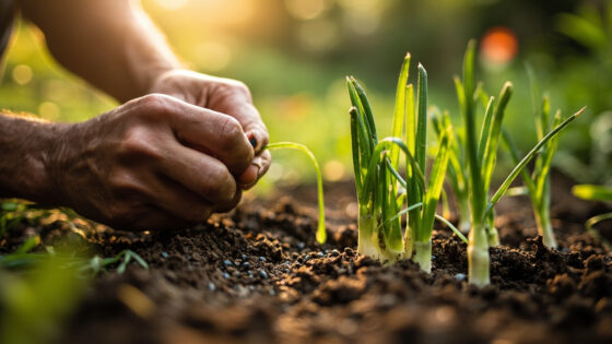 how to grow green onions from seed