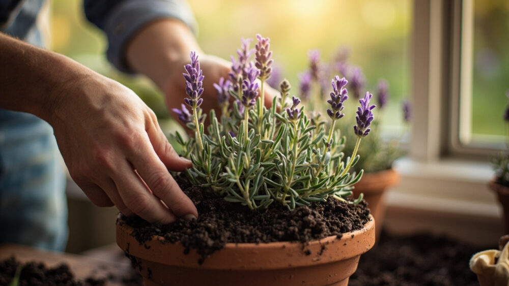 how to grow lavender indoors