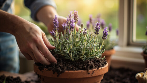 how to grow lavender indoors