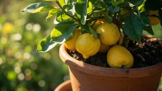 how to grow lemons in pots