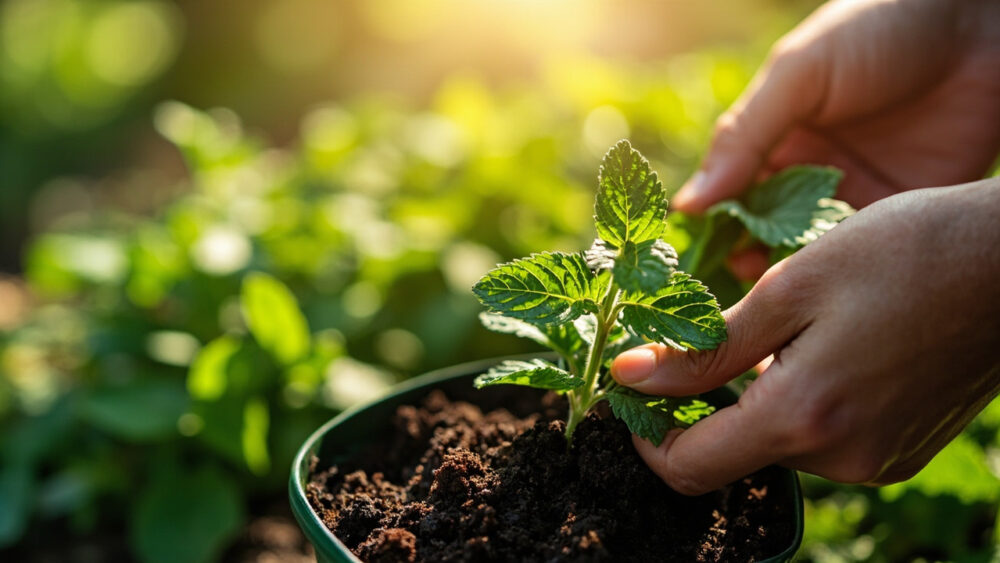 how to grow mint from cuttings