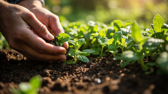 how to grow mint from seed