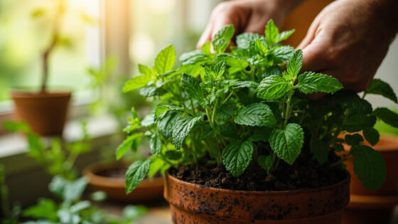 how to grow mint indoors