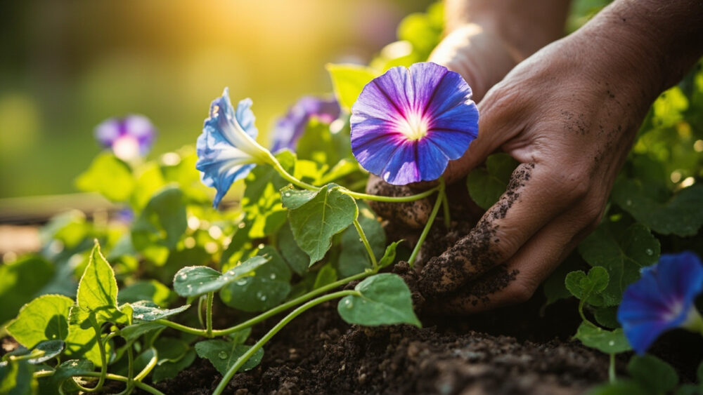 how to grow morning glories