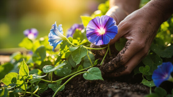 how to grow morning glories