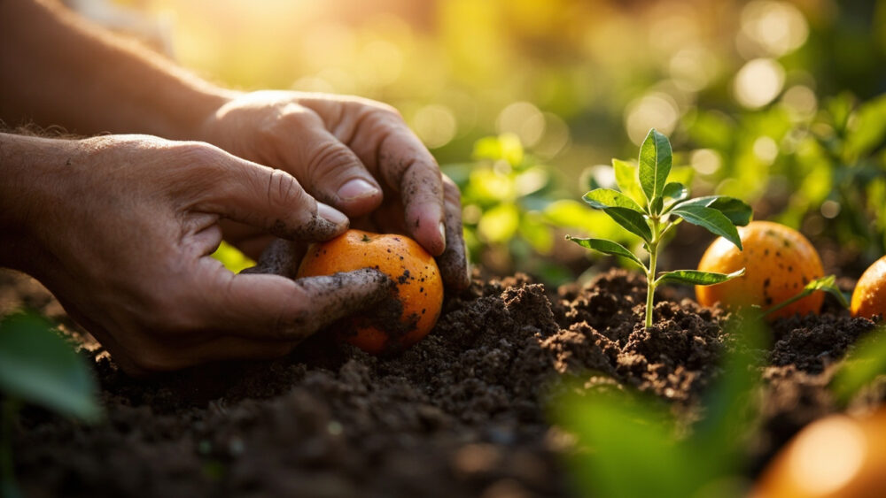 how to grow oranges from seed