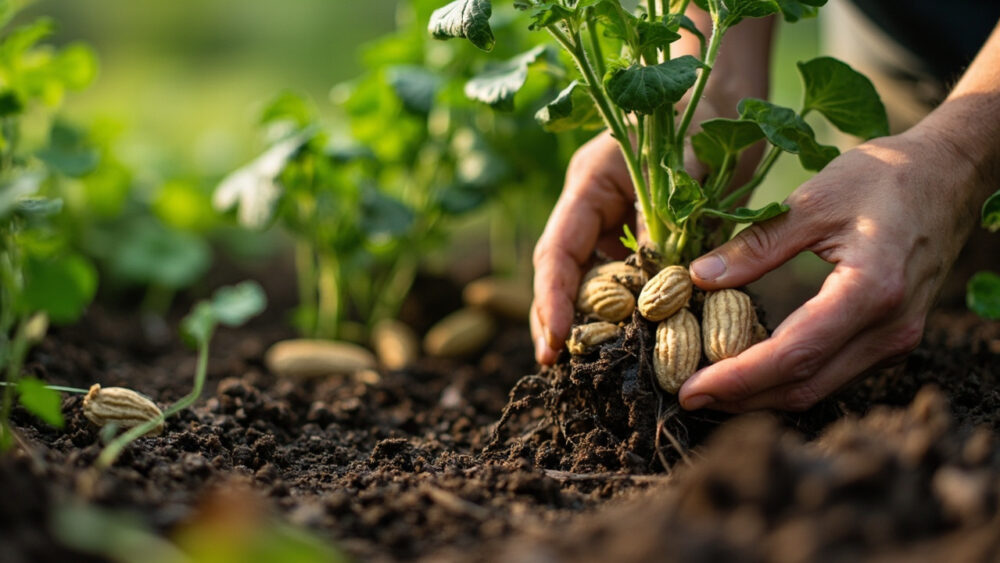 how to grow peanuts at home