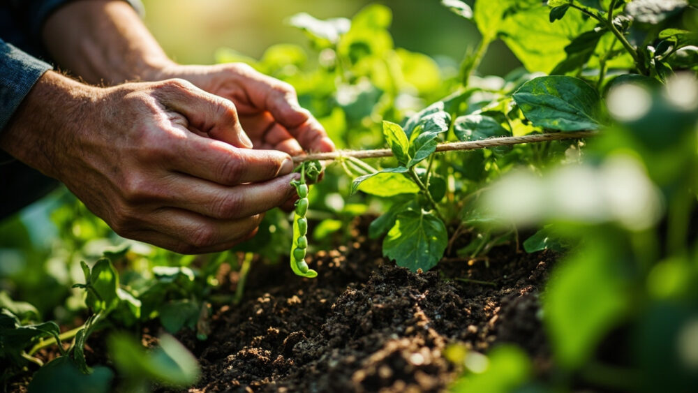 how to grow peas
