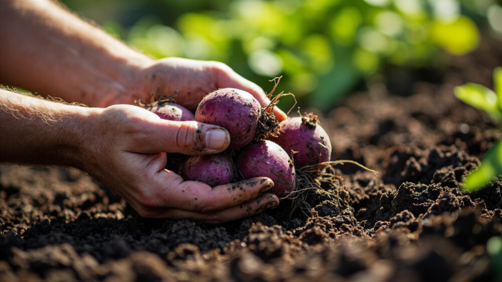 how to grow purple potatoes