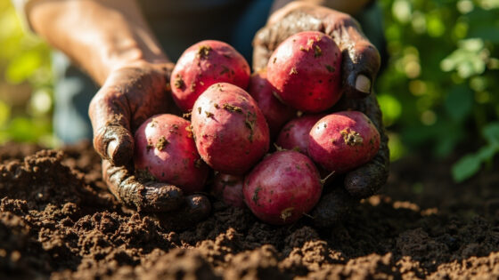 how to grow red potatoes