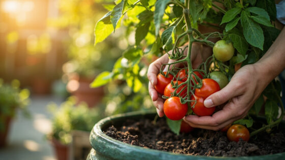 how to grow tomatoes in containers
